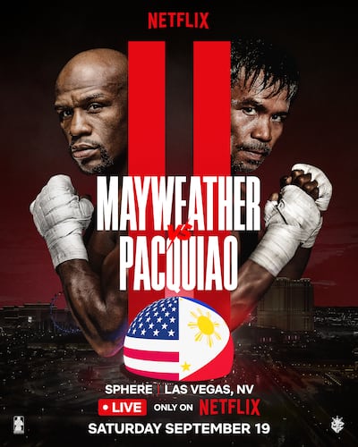 Floyd Mayweather y Manny Pacquiao, leyendas del boxeo.