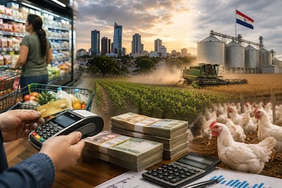 Los economistas consultados refieren que las perspectivas contemplan un crecimiento económico para Paraguay nuevamente por encima del resto de la región. (Imagen generada con IA).