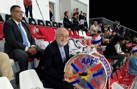 El cardenal Cristóbal López Romero (73 años), presente en el estadio Salé del complejo deportivo Mohammed VI para apoyar a la selección