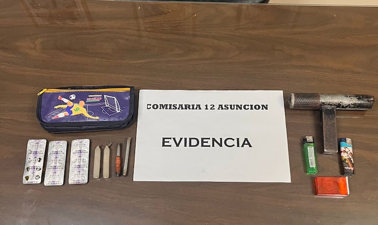 Evidencias incautadas durante uno de los procedimientos.