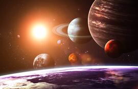 Imagen de referencia del Sistema Solar. Este 4 de enero la Tierra estará en el punto más cercano al Sol, lo que se conoce como Perihelio.