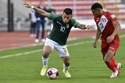 Henry Vaca fue expulsado en el juego ante Perú.