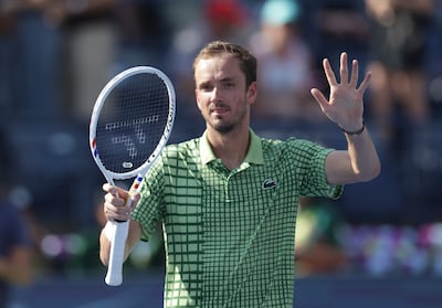 Daniil Medvedev, semifinalista del del ATP 500 de Dubái.