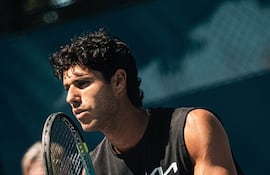El paraguayo Adolfo Daniel Vallejo entra en acción este martes en el US Open.