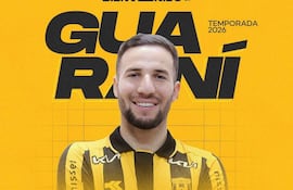 Jesús Llano, confirmado en Guaraní, su club de origen.