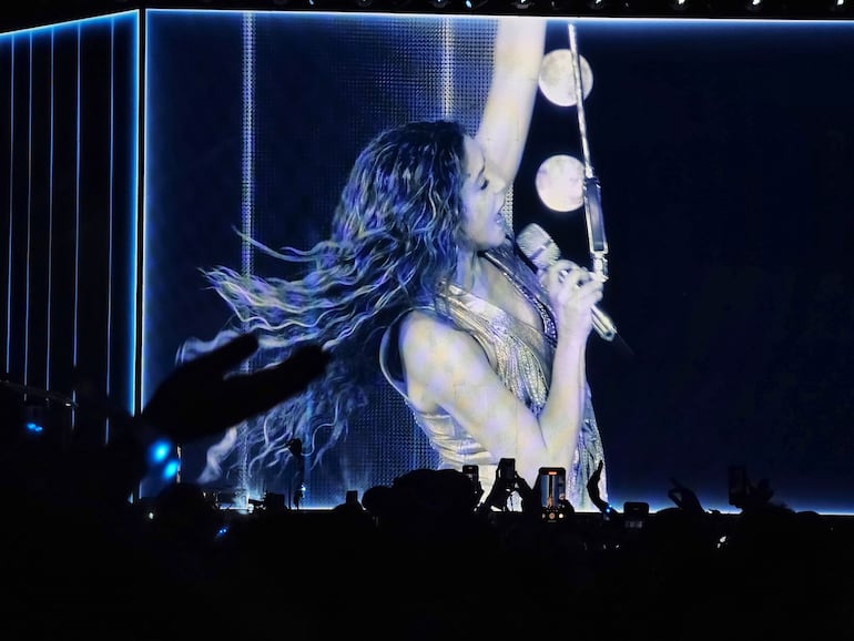Shakira en Asunción.