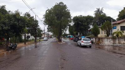 Ayolas amaneció con lluvia y descenso de temperatura, luego de la jornada calurosa de ayer.