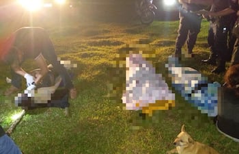 Rescatan los cuerpos de tres personas ahogadas, en el río Kapiibary.