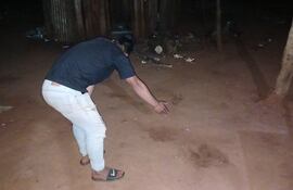 Lugar donde se registró el feminicidio.