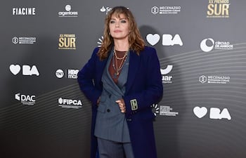 La actriz y directora Dolores Fonzi posa en la alfombra roja de los Premios Sur de la Academia de las Artes y Ciencias Cinematográficas de la Argentina. EFE/ Matias Martin Campaya
