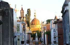 Imagen de archivo del Cementerio de la Recoleta, Asunción.