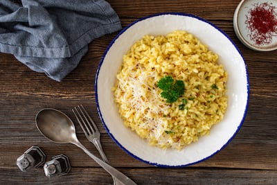 Arroz al azafrán.