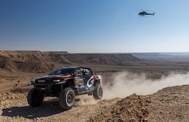 La dupla sudafricana compuesta por Henk Lategan y Brett Cummings (Toyota GR Hilux), que culminó en el podio este año (2°), ya está lista para otro nuevo desafío.