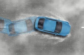 Piden extremar cuidados ante el riesgo de hidroplaneo. Imagen de referencia.