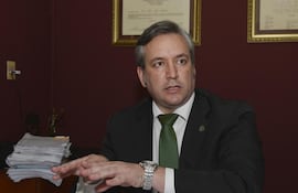 El juez Yoan Paul López, del Juzgado Penal de Garantías N° 11.