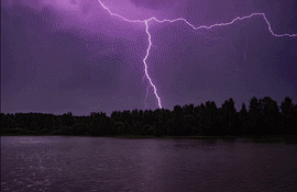 Gif de tormentas eléctricas y lluvias.