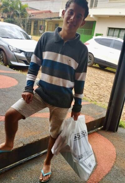 Mathías Ramírez Benítez, desaparecido desde el domingo.