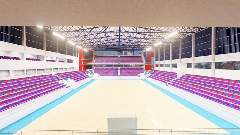 El Polideportivo que Cerro Porteño construirá en Barrio Obrero.