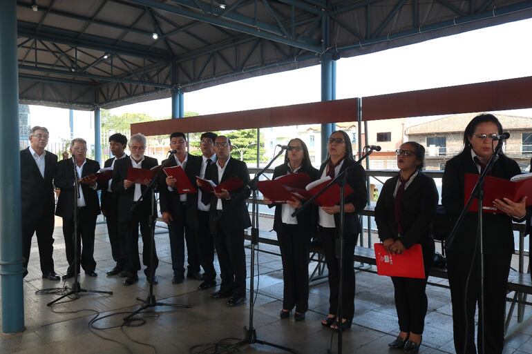 coro parroquial “San Buena Ventura” de Yaguaron de la diócesis de Carapeguá.