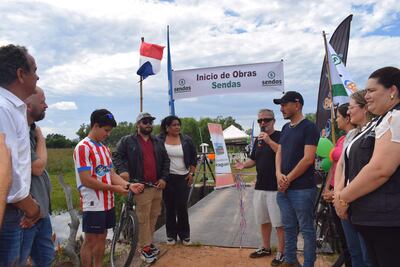 En Paraguarí habilitan las obras de la bicisenda mas larga de Sudamérica.