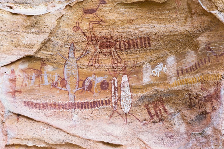 Parque Nacional Serra da Capivara, sur de Piauí, Brasil.