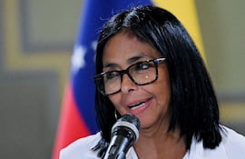 La presidenta encargada de Venezuela, Delcy Rodríguez