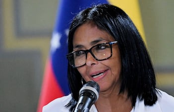 La presidenta encargada de Venezuela, Delcy Rodríguez