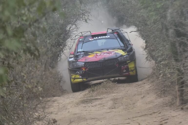 La Etapa 1 del Transchaco Rally 2023 en el Departamento de Boquerón.