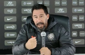 Pablo Andrés Sánchez (53 años), entrenador de Olimpia.
