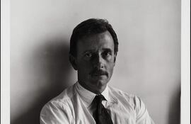 Edmund White en 1985. Fotografía de Robert Giard.
