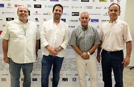 José Luis Heisecke, Guillermo Mas, Gustavo Masi y Jorge Regueiro.