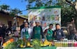 Los jóvenes fueron protagonistas de la jornada, compartiendo sus aprendizajes y exponiendo los productos elaborados en sus huertas escolares.