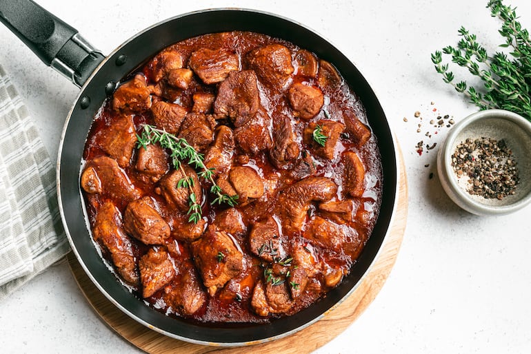 Estofado de carne.