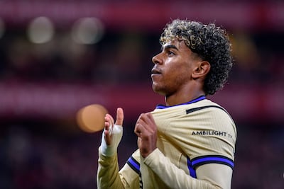 Lamine Yamal, joven goleador del Barcelona, nacido el 13 de julio de 2007.