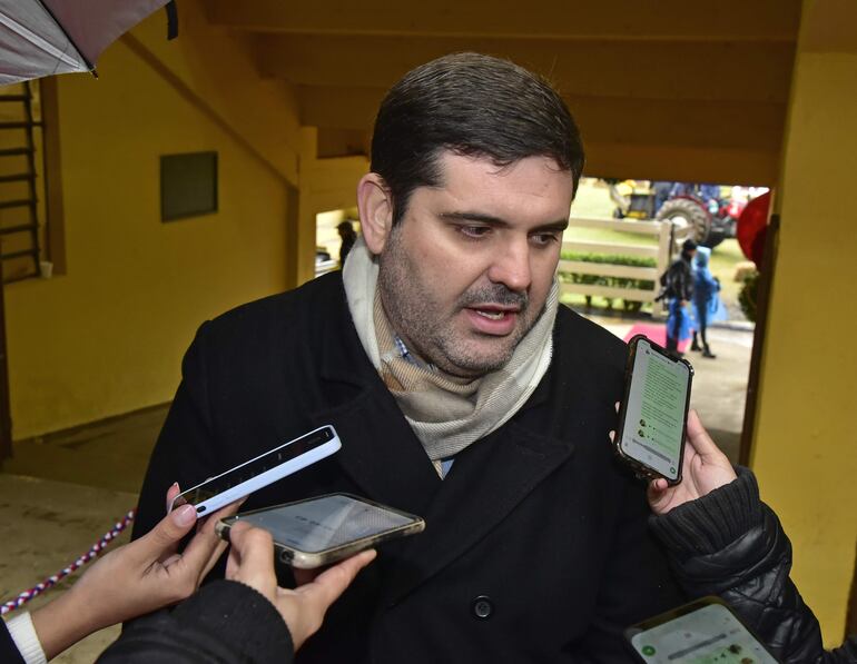 José Carlos Martin titular de Senacsa en la Inauguracion oficial de la Expo 2024 en Expo Mariano R. Alonso