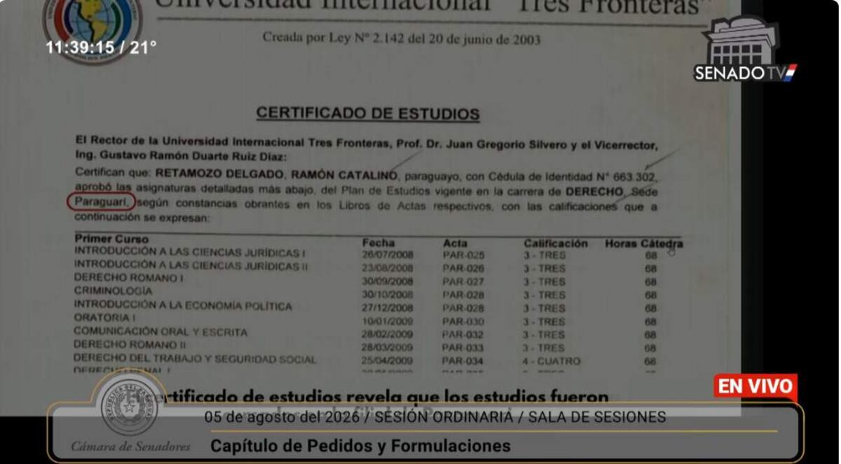 Título falso: Retamozo pide convocar al ministro y a otras autoridades del MEC para despejar dudas