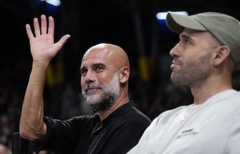 El entrenador español Pep Guardiola reclamó el apoyo para el pueblo palestino