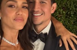 ¡Linda parejita! Jessica Alba y Danny Ramírez.