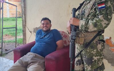 Paolo Ramón Ruíz Díaz Irala, alias “360″, fue capturado por la Senad este martes. Cuenta con antecedente por tráfico de drogas.