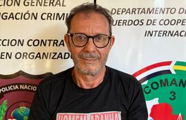 César Augusto Machado, detenido.