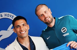 Diego Alexander Gómez Amarilla, surgido profesionalmente en Libertad, extendió su vínculo con el Brighton.