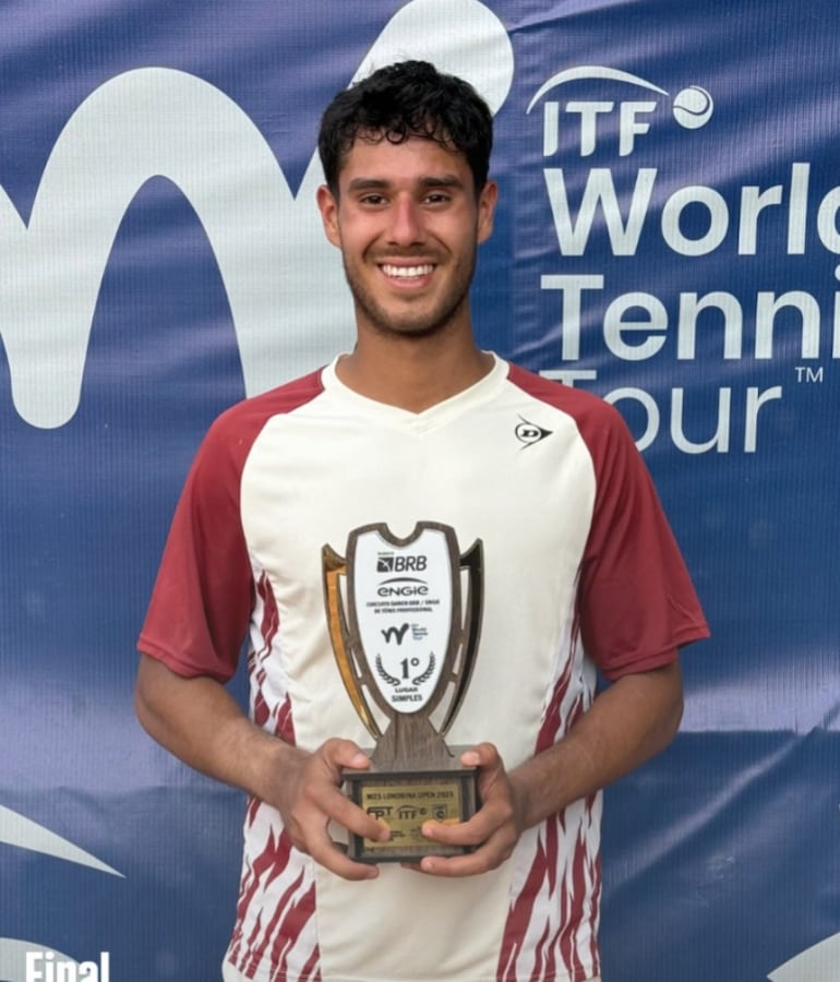 Adolfo Daniel Vallejo con su segundo título ITF consecutivo.