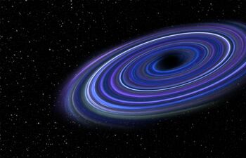 Agujero negro, imagen ilustrativa.