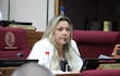 La senadora Zenaida Delgado pidió tiempo al pleno antes de tratar su pérdida de investidura.