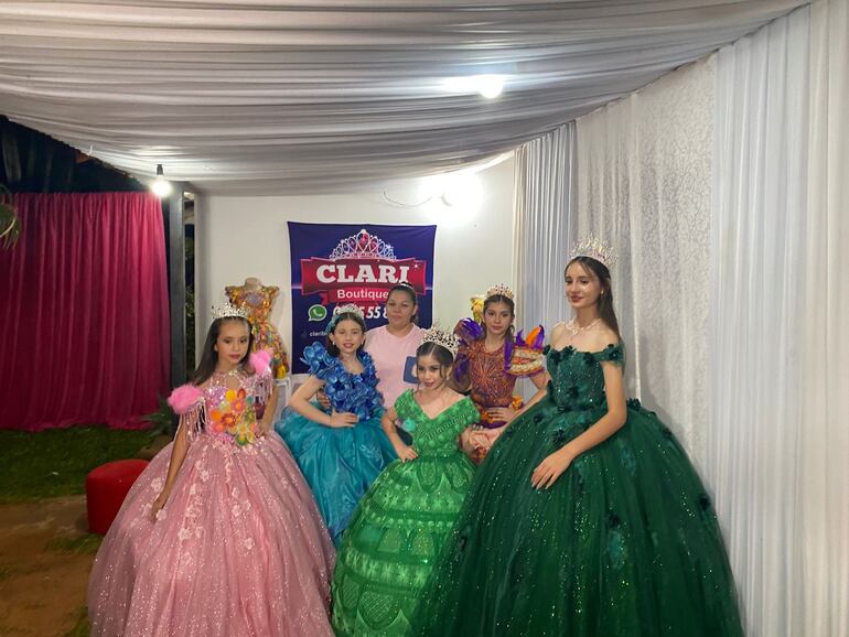 Clara Paredes abrió un espacio exclusivo para niñas donde el tradicional ñandutí se convierte en vestidos de ensueño.