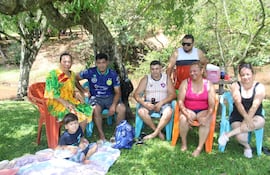 Poca gente en la zona de los balnearios de Ytú.