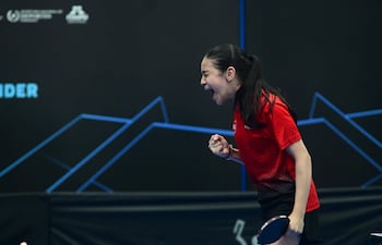 Paula Benítez (12), campeona en Asunción.