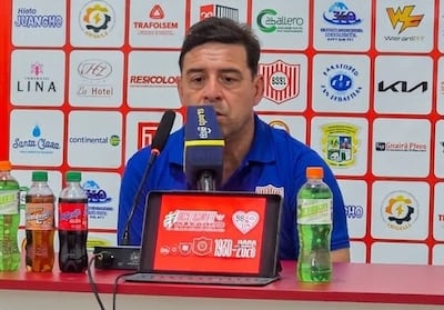 Troadio Daniel Duarte (49 años), director técnico del Sportivo San Lorenzo.