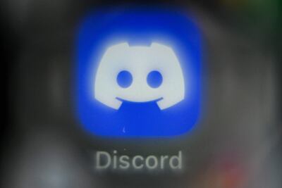 Logo de la plataforma de mensajería Discord.