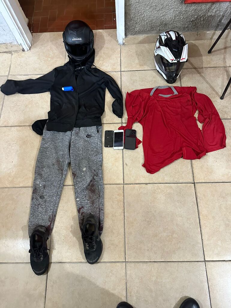 Evidencias incautadas.